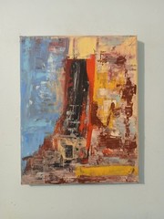 original abstract acrylic painting on canvas