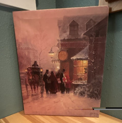 G. Harvey Signed & Numbered Limited Edition “The Toy Shop” 18”x 22” Canvas Print