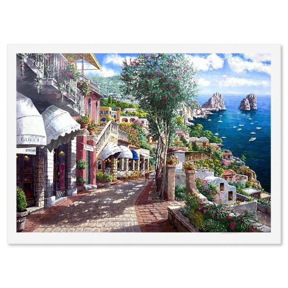 VERY LARGE „Afternoon in Capri“, Printer’s Proof #3 of 4 by Sam Park