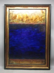 Large & Magnificent MARI GIDDINGS ORIGINAL Oil Painting c. 1990 Rothko Style