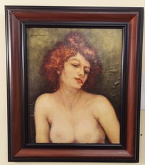 Dame Laura Knight United Kingdom Artist Female Portrait Nude Oil Painting