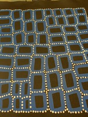 Walala Tjapaltjarri 💕Aboriginal Art 48cm x 46cm COA Supplied WT28F-1