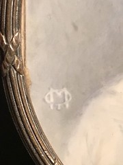 Antique Miniauture Portrait Of A Lady/Signed/Bronze Frame/Hand Painted/C.1870