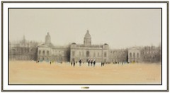 Anthony Robert Klitz Original Painting On Canvas London Cityscape Signed Artwork