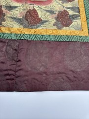 ANTIQUE THANGKA PAINTING TIBET BUDDHA BUDDHIST ICONIC LARGE VINTAGE PORTRAIT OLD