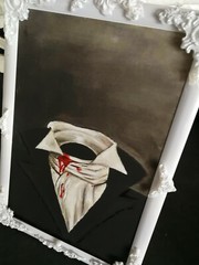 figurative art modern painting decorative printing vampire customized wood frame