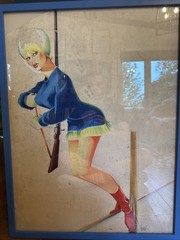 Original 1961 Hurel Gouache Brigitte Bardot La Bride Sur Le Cou Movie Poster Art