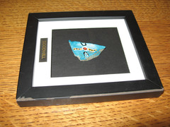 Lionel Phillips Australian Aboriginal Artist Framed Painted Stone Original Art