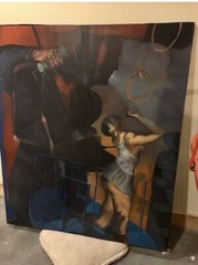 Cesar Menendez “The Marionette” Original Oil On Canvas