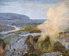 Gas Chamber at Seaford Painting by Frederick Horsman Varley Reproduction