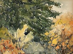 20th c. American Impressionist PROVINCETOWN AUTUMN MA Massachusetts J.R. Thomson