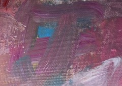 Abstract Waltz, 9×12”, Acrylic/Canvas, Handmade,Signed, COA