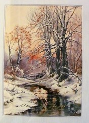 Original Watercolor Painting Warren Baumgartner 1894-1963 American