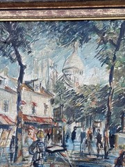 ARMAND DALIAN PAINTING FRENCH SCHOOL OF PARIS FRANCE IMPRESSIONIST SMALL OIL