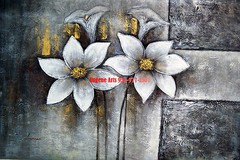 24×36″(61x92cm)100% hand painted oil flat,Contemporary,Abstract,Flowers