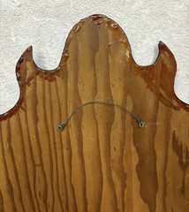 VTG John Pitre Pegasus (1972) Wood Lacquered Hanging Wall Art 35.5×22” LARGE
