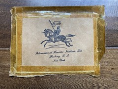 Vintage Dragons & Knight Heraldic Littlepage Family Crest Coat of Arms New York