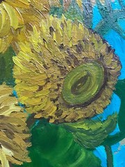 Marina Fisher ,oil painting, My Yellow Flowers, size: 18” x 24” inch