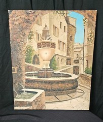 Original Vintage French Canvas Oil Painting signed by Lainas – Limited Edition