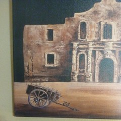 ALAMO PAINTING BY JOELLEN SIMMONS