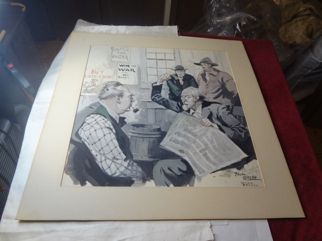ORIGINAL INK ILLUSTATION by COLORADO’S „PAUL GREGG“….1876-1949