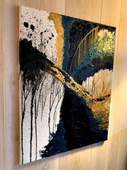 art work original abstract wall decor fusion