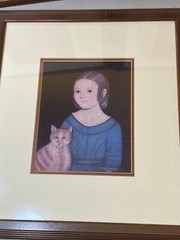 Norma Schneeman 1987-89 Painting Print Lithograph Portrait art Vintage Lot 55S7