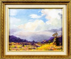 Janice Schweitzer (US,20C) oil painting 139885