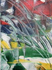 Original Abstract Composition, Oil Painting, Expressionism, 80.0 x 60.0 cm.
