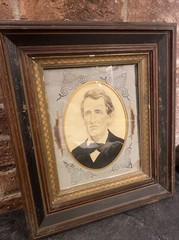 Antique Framed Portrait Of An Older Gentleman- See Pics!