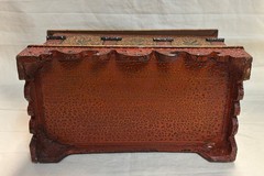 Signed David Ellinger Folk Art Miniature Chest Hand Painted, RARE