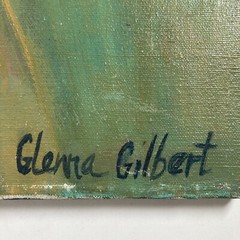 Vintage Original Oil Painting Female Portrait -1970’s California -Signed