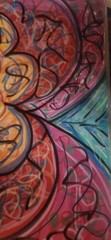 Solar Bloom – 11×14 Original Acrylic Abstract Flower on Acid-Free Paper