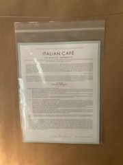 Thomas Kinkade „Italian Cafe “ Signed Numbered LARGE Framed Ltd Ed 27×36″ w/ COA