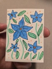 ACEO Original Art Painting 2.5×3.5 Inches