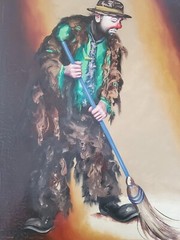 Clown Painting Rusty Rust EMMETT KELLY Oil Canvas 1983 52/250 24″ x 20″