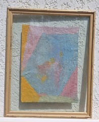 Abstract Framed And Signed Painting Contemporary Art Piece