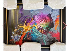 Kre8 ‚The Krestion of Knowledge‘ Hand-Embellished Giclée on Canvas Signed w COA