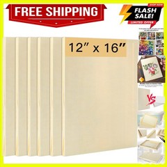 Versatile 12×16 Inch Unfinished Wood Painting Panels – Perfect for All Media