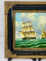 Sailing Ships Seascape Painting