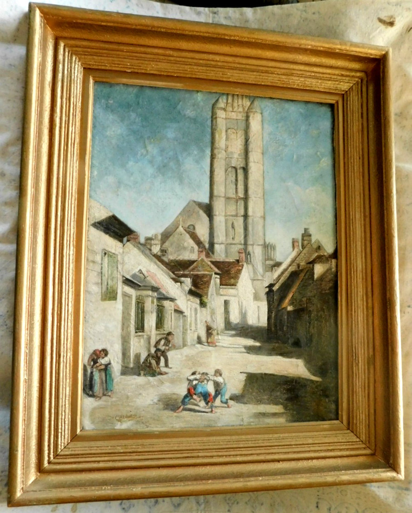 LISTED ITALIAN GIAN CARLO POLIDORI (1895–1962) FINE ORIGINAL OIL PAINTING