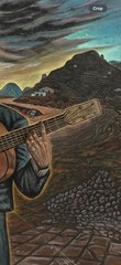 Original Sabicas Flamenco Solo Guitarist By JOHN LYKES 1973