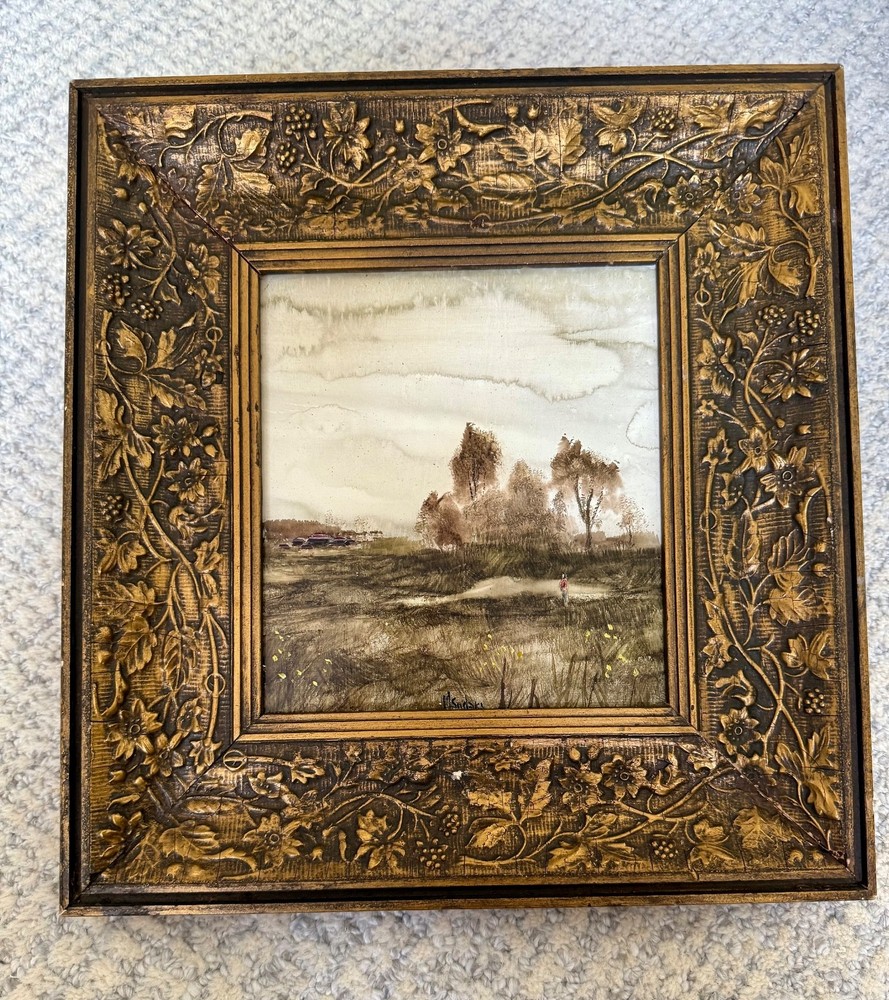 Vintage Mid Century Painting by Martin Sudars