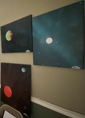 Space Paintings from the Galaxy Collection (3 Piece Set)