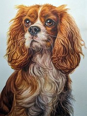 Custom Pet Portrait from Photo 12×16″ Realistic Watercolor Personalised Painting