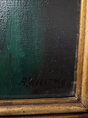 R Williams (20TH Cen-ry) : Portrait Of A Young Woman, Oil On Canvas , Signed