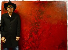 Mark Little Original Giant Canvas Painting 84”X62” (7 Foot) Abstract Modern XL