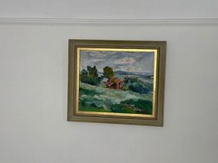 Swedish, “Landscape” by Erik Boëthius – Vintage – 65 × 56.5 cm (25.6″ × 22.2″)