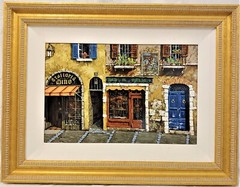 Viktor Shvaiko Boun Giorno Canv Deluxe/ 23″ x 30″ x 3″ Framed/ Authenticated