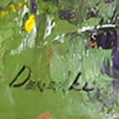 UKRAINE LANDSCAPE Oil painting contemporary 8×8 UKRAINE